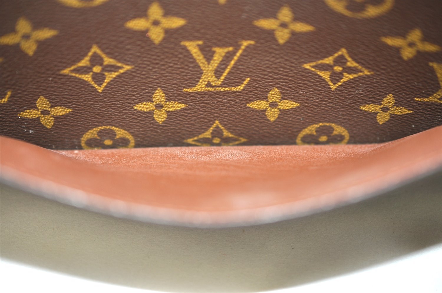 Authentic Louis Vuitton Monogram Pochette Homme Clutch Hand Bag M51795 LV 5713K