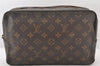 Auth Louis Vuitton Monogram Trousse Toilette 28 Clutch Bag M47522 LV Junk 5714K