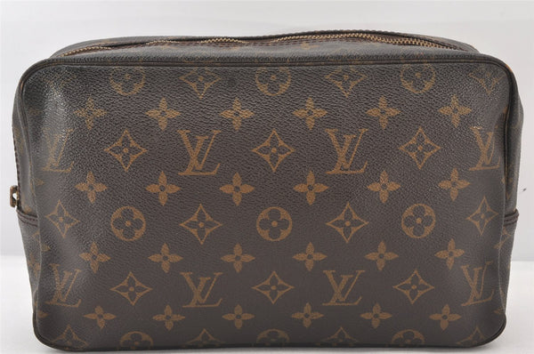 Auth Louis Vuitton Monogram Trousse Toilette 28 Clutch Bag M47522 LV Junk 5714K