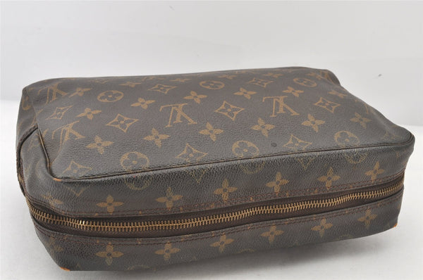 Auth Louis Vuitton Monogram Trousse Toilette 28 Clutch Bag M47522 LV Junk 5714K