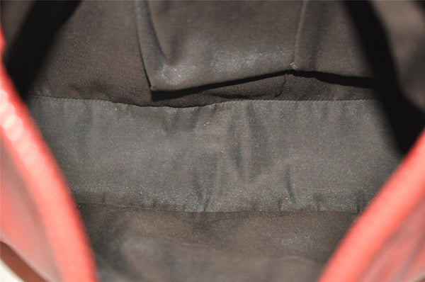 Authentic GUCCI Vintage Tassel Shoulder Hand Bag Leather 336659 Red 5715I