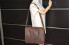 Authentic BOTTEGA VENETA Vintage Intrecciato Leather 2Way Briefcase Brown 5716K