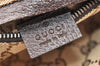 Authentic GUCCI Vintage Waist Body Bag Purse Canvas Leather 28566 Brown 5717I