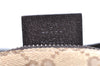 Authentic GUCCI Vintage Waist Body Bag Purse Canvas Leather 28566 Brown 5717I