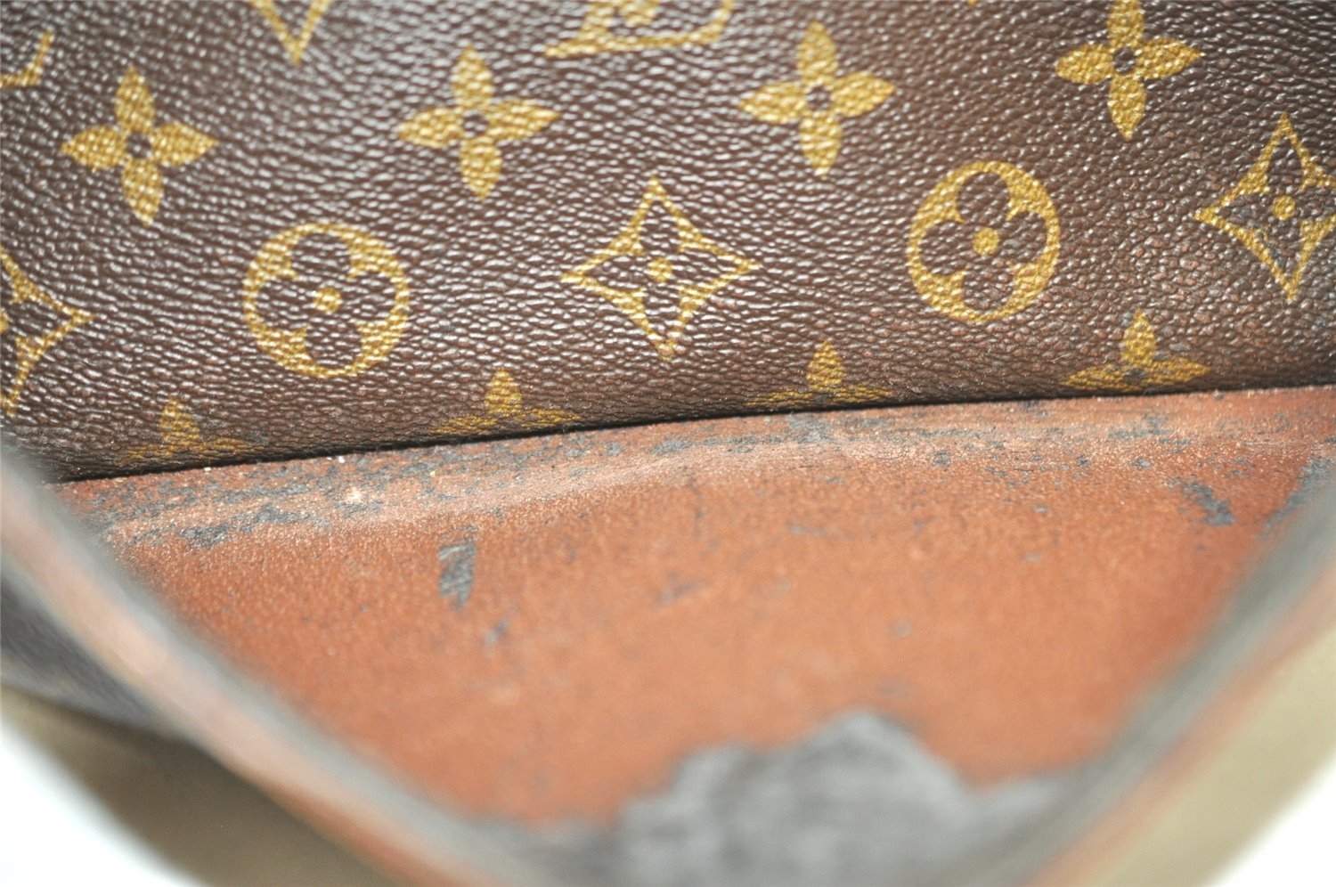 Authentic Louis Vuitton Monogram Compiegne 28 Clutch Hand Bag M51845 LV 5719I