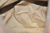Authentic GUCCI Web Sherry Line Boston Hand Bag GG PVC Leather Brown 5720J
