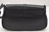 Authentic GUCCI Jackie Shoulder Hand Bag Purse Leather 0013824 Black Junk 5720K