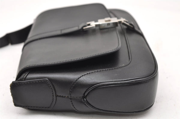 Authentic GUCCI Jackie Shoulder Hand Bag Purse Leather 0013824 Black Junk 5720K