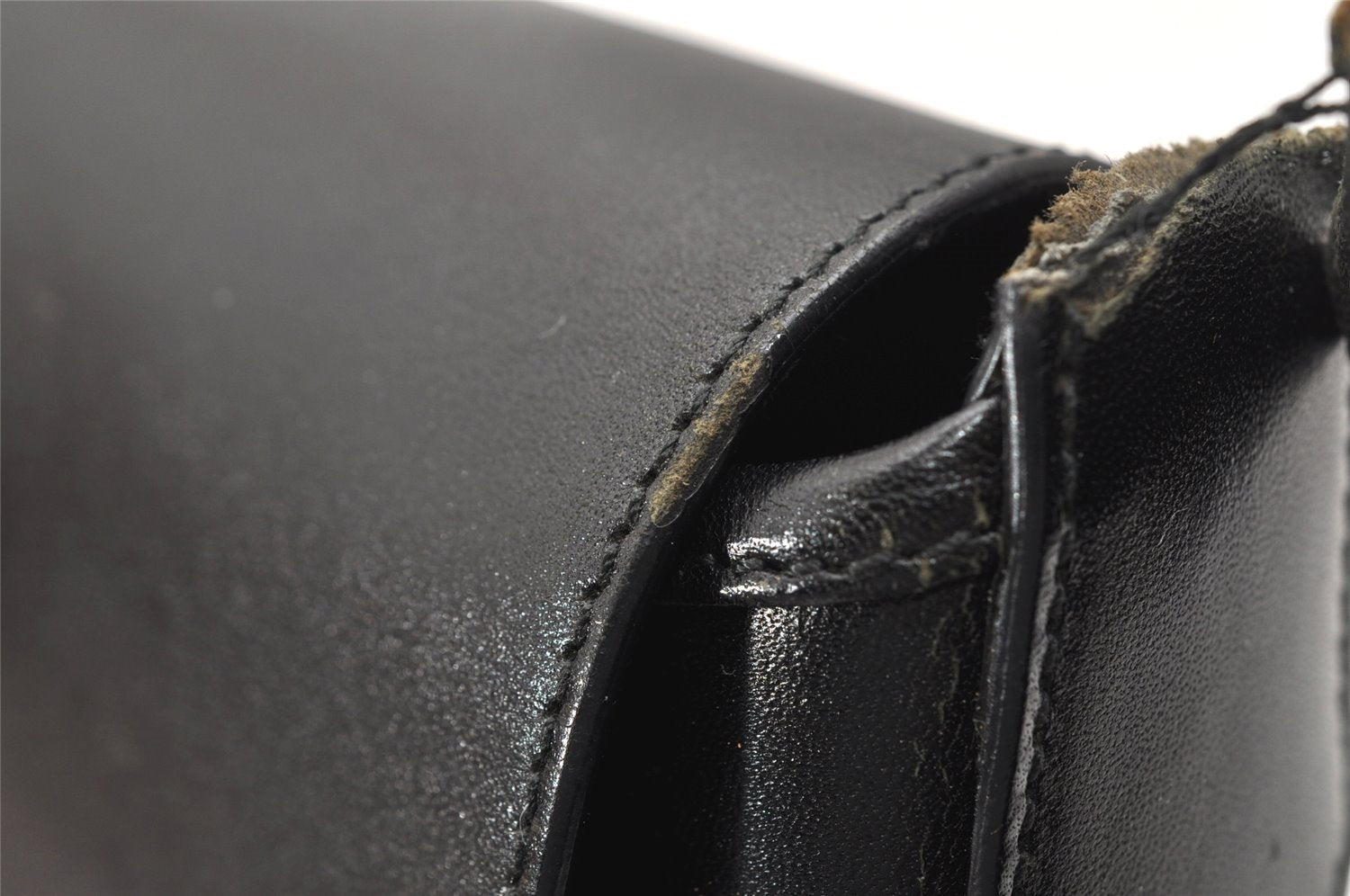 Authentic GUCCI Jackie Shoulder Hand Bag Purse Leather 0013824 Black Junk 5720K