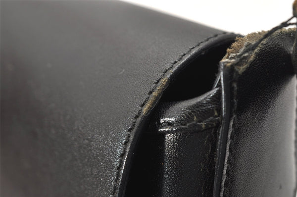 Authentic GUCCI Jackie Shoulder Hand Bag Purse Leather 0013824 Black Junk 5720K
