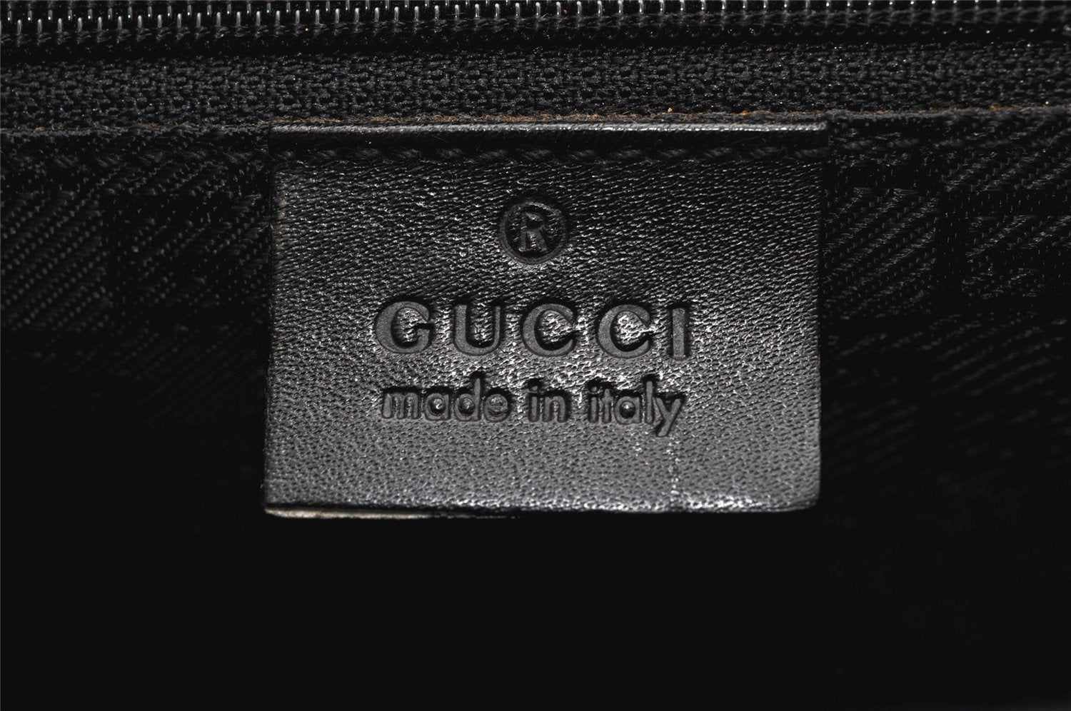 Authentic GUCCI Jackie Shoulder Hand Bag Purse Leather 0013824 Black Junk 5720K
