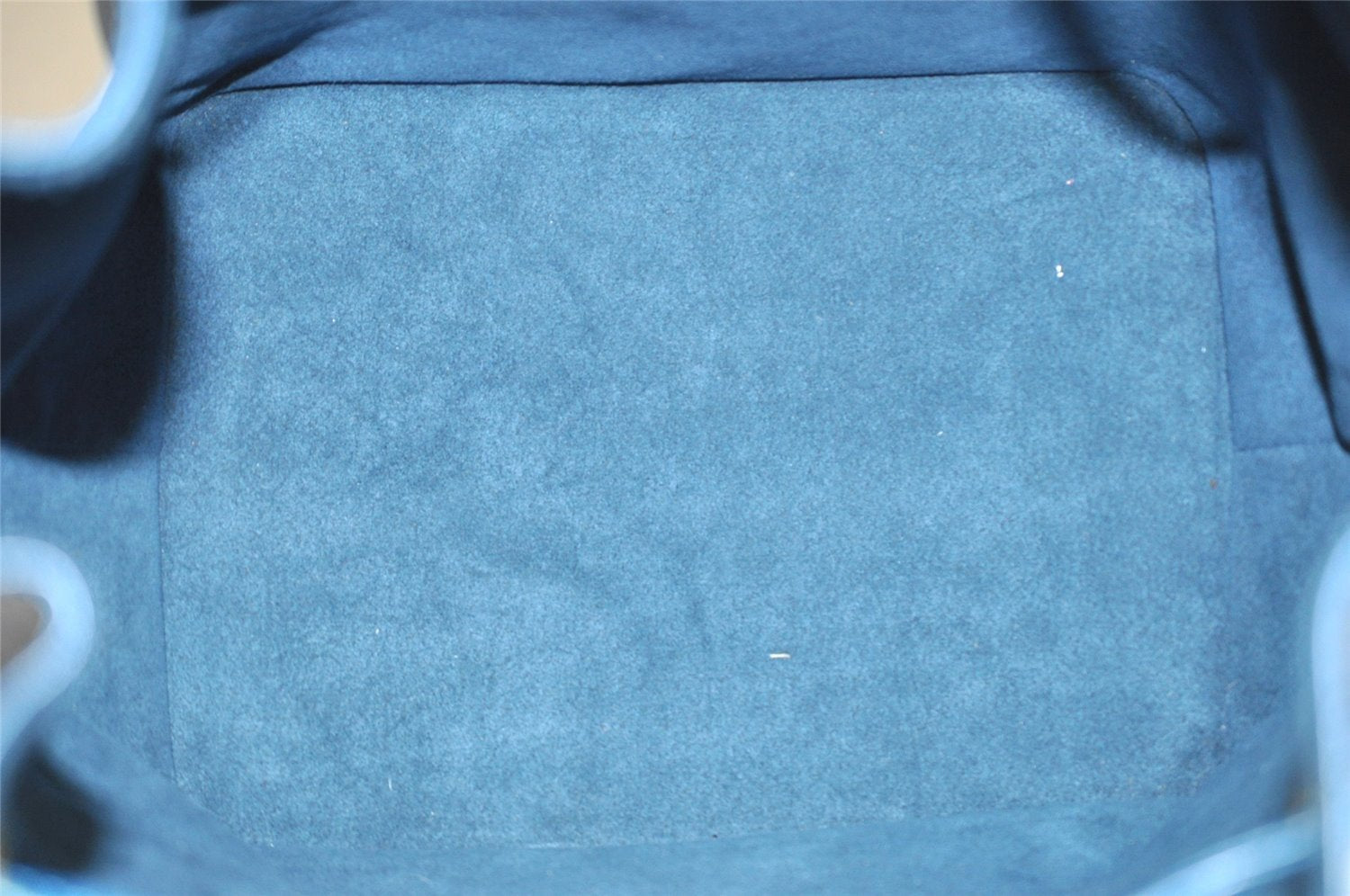 Authentic Louis Vuitton Epi Petit Noe Shoulder Drawstring Bag M44105 Blue 5722I