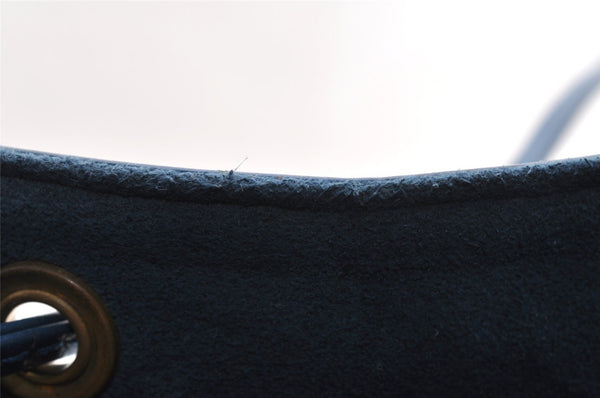 Authentic Louis Vuitton Epi Petit Noe Shoulder Drawstring Bag M44105 Blue 5722I