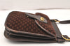 Authentic GUCCI Micro GG Suede Leather Shoulder Cross Bag Purse Brown Junk 5723K