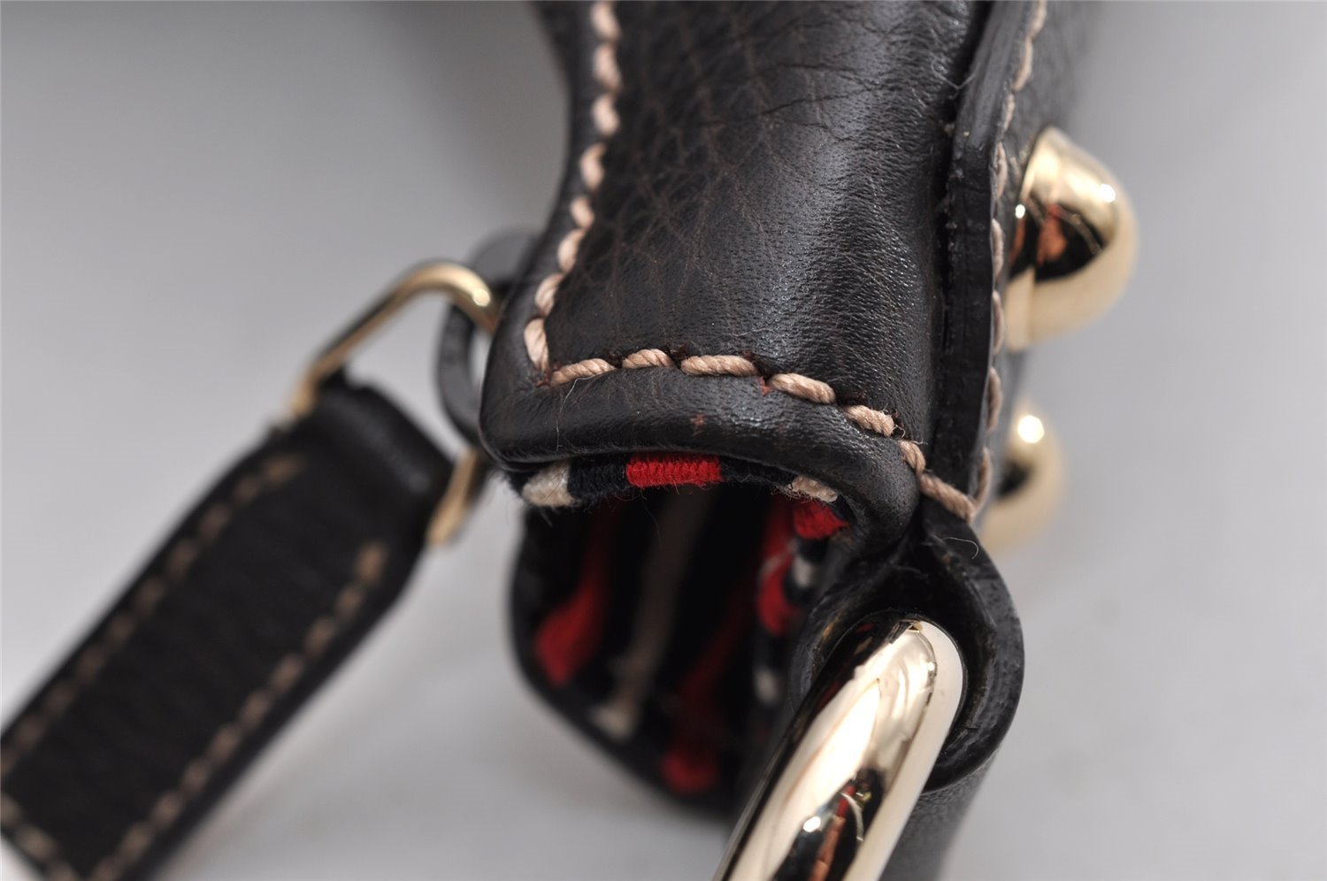 Authentic GUCCI Interlocking G Shoulder Hand Bag Leather 253338 Brown 5725I