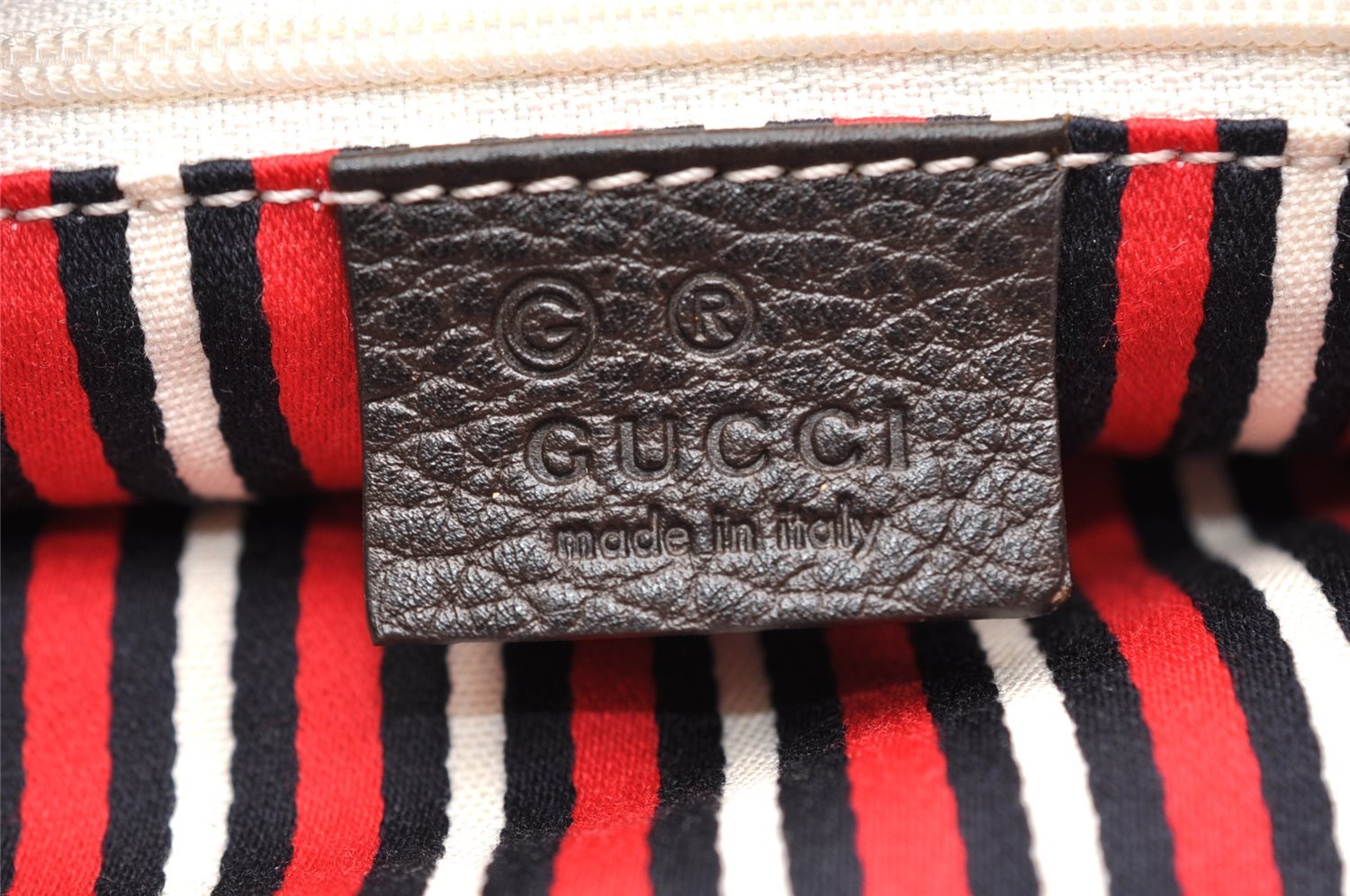 Authentic GUCCI Interlocking G Shoulder Hand Bag Leather 253338 Brown 5725I