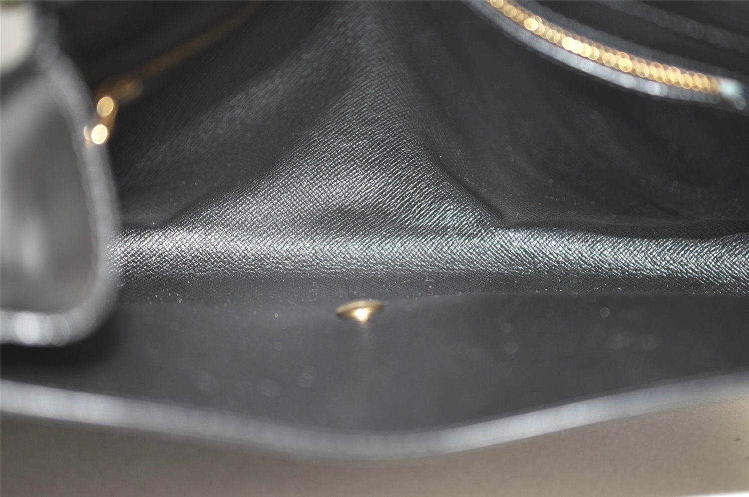 Authentic Louis Vuitton Epi Arts Deco Clutch Hand Bag Black M52632 LV 5727I