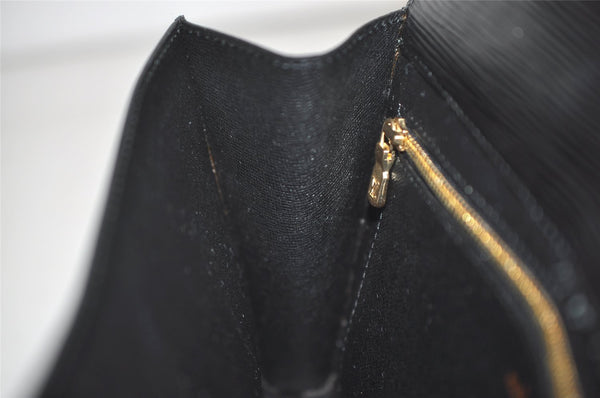 Authentic Louis Vuitton Epi Arts Deco Clutch Hand Bag Black M52632 LV 5727I
