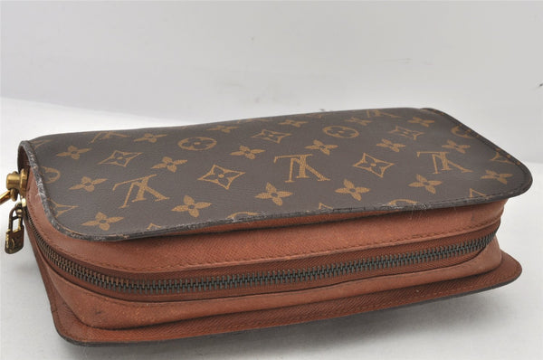 Authentic Louis Vuitton Monogram Orsay Clutch Hand Bag Purse M51790 LV 5727K