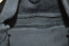 Authentic FENDI Mamma Baguette Shoulder Hand Bag Jersey Leather Black 5728I