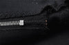 Authentic FENDI Mamma Baguette Shoulder Hand Bag Jersey Leather Black 5728I