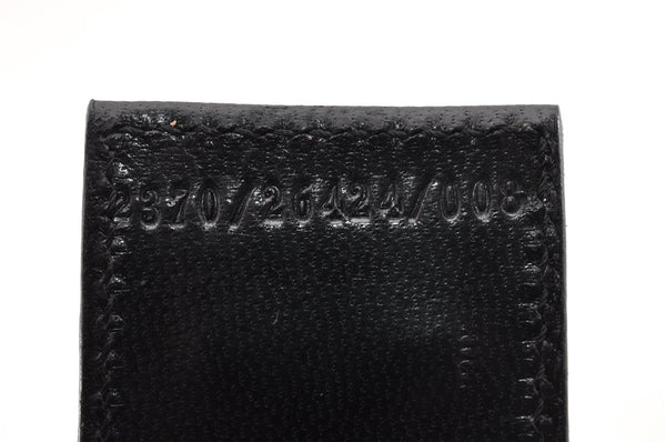 Authentic FENDI Mamma Baguette Shoulder Hand Bag Jersey Leather Black 5728I