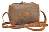 Authentic GUCCI Micro GG PVC Leather Shoulder Cross Body Bag Purse Brown 5728J