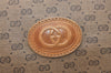 Authentic GUCCI Micro GG PVC Leather Shoulder Cross Body Bag Purse Brown 5728J