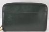 Authentic Louis Vuitton Taiga Baikal Clutch Bag Green M30184 LV 5728K