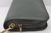 Authentic Louis Vuitton Taiga Baikal Clutch Bag Green M30184 LV 5728K