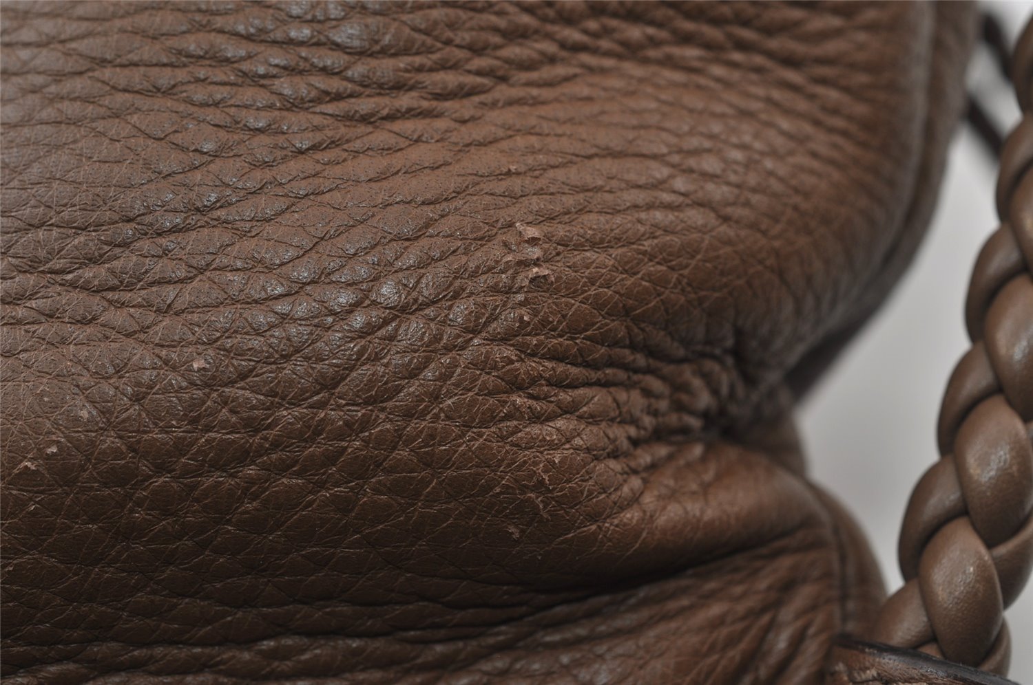 Authentic GUCCI Interlocking G Shoulder Cross Bag Leather 268244 Brown 5730I