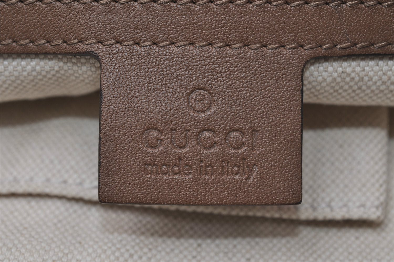 Authentic GUCCI Interlocking G Shoulder Cross Bag Leather 268244 Brown 5730I