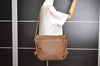 Authentic GUCCI Interlocking G Shoulder Cross Bag Leather 268244 Brown 5730I