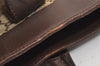 Authentic GUCCI Vintage Hand Tote Bag GG Canvas Leather 0021119 Brown 5730J