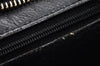 Authentic CHANEL Caviar Skin Medallion CC Logo Shoulder Tote Bag Black 5731I