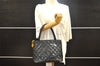 Authentic CHANEL Caviar Skin Medallion CC Logo Shoulder Tote Bag Black 5731I