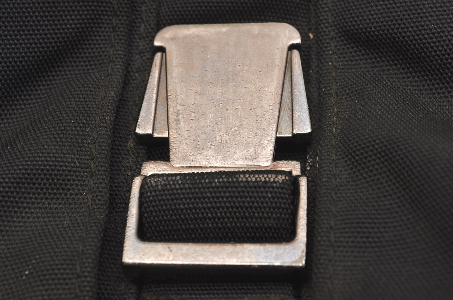 Authentic GUCCI Shoulder Cross Body Bag Nylon Leather Black Junk 5731J