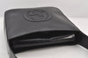Authentic GUCCI Vintage Shoulder Hand Bag Purse Enamel Black 5731K