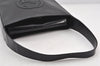 Authentic GUCCI Vintage Shoulder Hand Bag Purse Enamel Black 5731K
