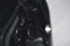 Authentic GUCCI Vintage Shoulder Hand Bag Purse Enamel Black 5731K