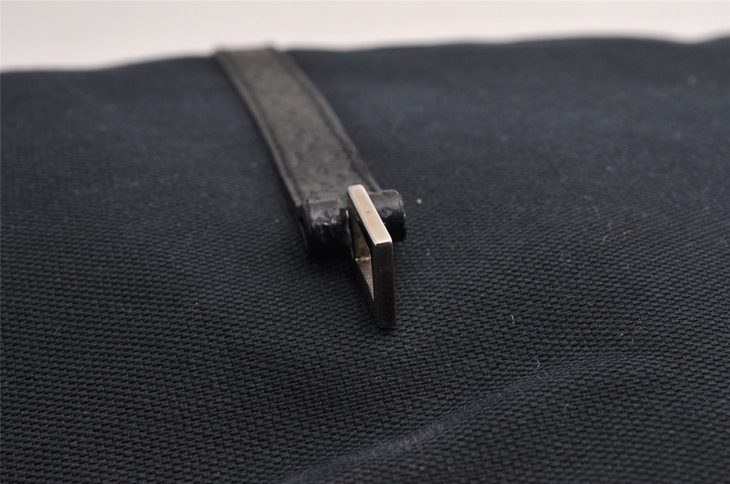 Authentic GUCCI Bamboo Kandinsky Shoulder Bag Canvas Leather 0014061 Black 5732I