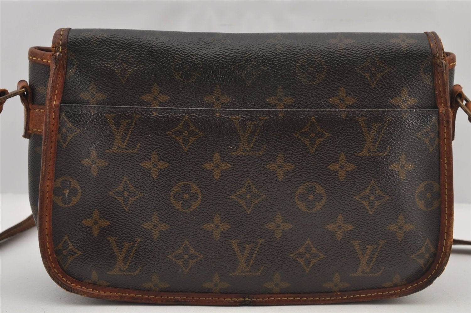 Authentic Louis Vuitton Monogram Sologne Shoulder Cross Body Bag M42250 LV 5732J