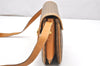 Authentic GUCCI Micro GG PVC Leather Shoulder Cross Bag Purse Brown Junk 5732K