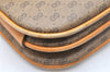 Authentic GUCCI Micro GG PVC Leather Shoulder Cross Bag Purse Brown Junk 5732K