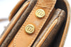 Authentic GUCCI Micro GG PVC Leather Shoulder Cross Bag Purse Brown Junk 5732K