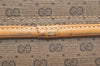 Authentic GUCCI Micro GG PVC Leather Shoulder Cross Bag Purse Brown Junk 5732K