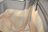 Authentic GUCCI Bamboo Daily 2Way Hand Shoulder Bag Leather 370831 Gray 5733I