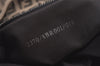 Authentic FENDI Zucchino Mamma Baguette Shoulder Bag Canvas Leather Brown 5734I
