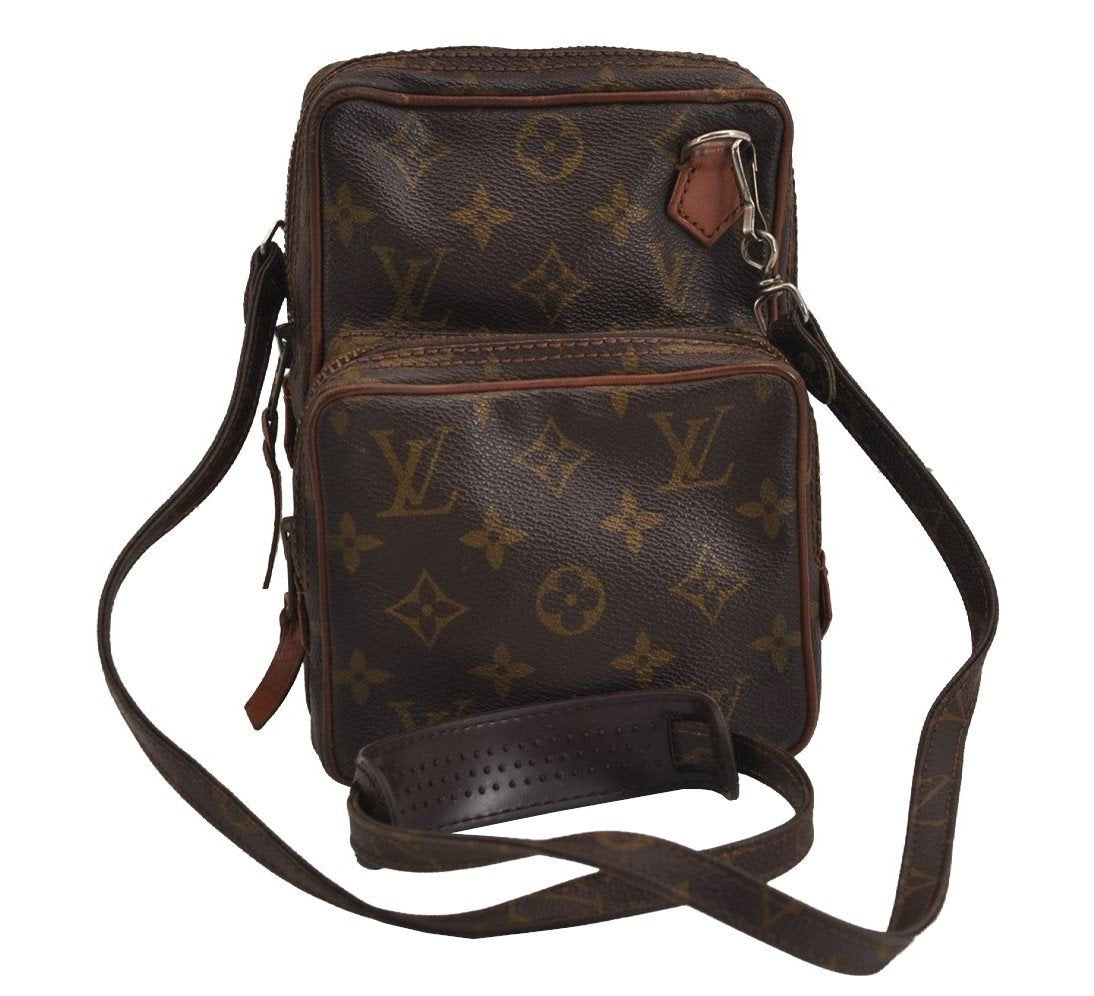 Authentic Louis Vuitton Monogram Amazone Shoulder Cross Body Bag Old Model 5734J