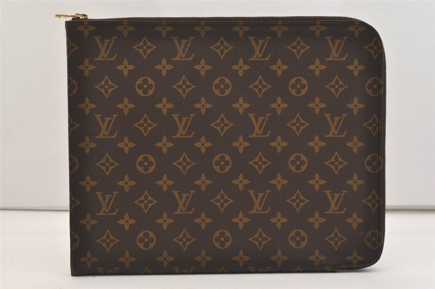 Authentic Louis Vuitton Monogram Poche Documents 33 M53457 Document Case 5735J